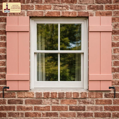 Iron Shutter Holdbacks Set of 2