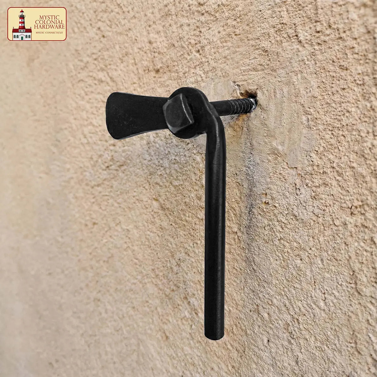 Iron Shutter Holdbacks Set of 2