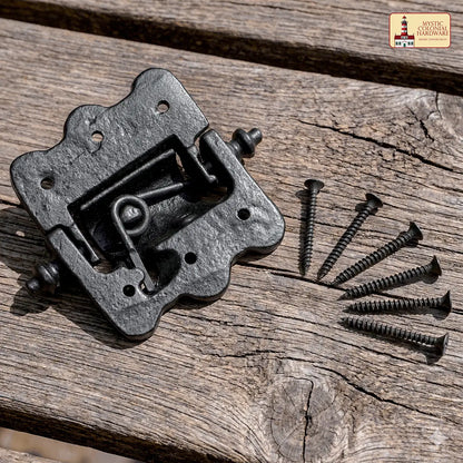 Vintage Cast Iron Door Hinge – Victorian Style