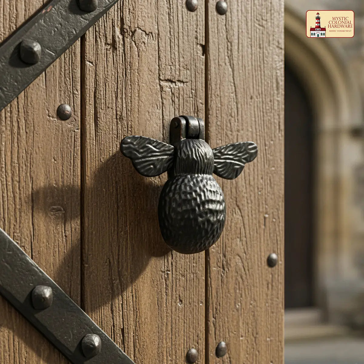 Bumblebee Door Knocker – Solid Cast Iron Front Door Knocker