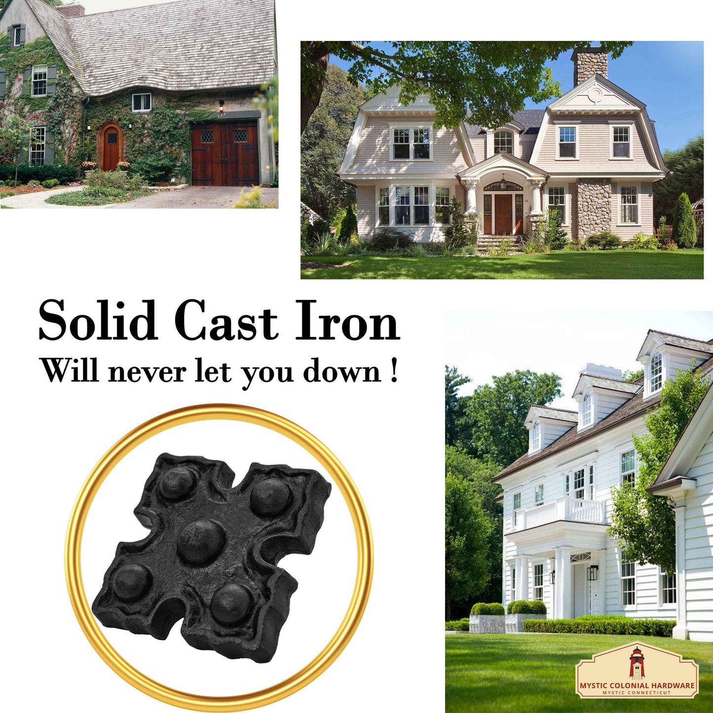 Studs in Set of 6 Pcs SOLID FORGED IRON Victorian, Colonial, Retro, Steampunck, Gothic, Baroque Medieval