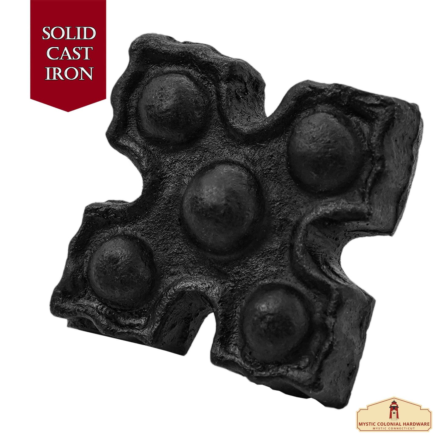 Studs in Set of 6 Pcs Solid Forged Iron Victorian, Colonial, Retro, Steampunck, Gothic, Baroque Medieval