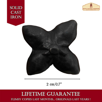 Studs in SOLID FORGED IRON Victorian, Colonial, Retro, Steampunck, Gothic, Baroque Medieval