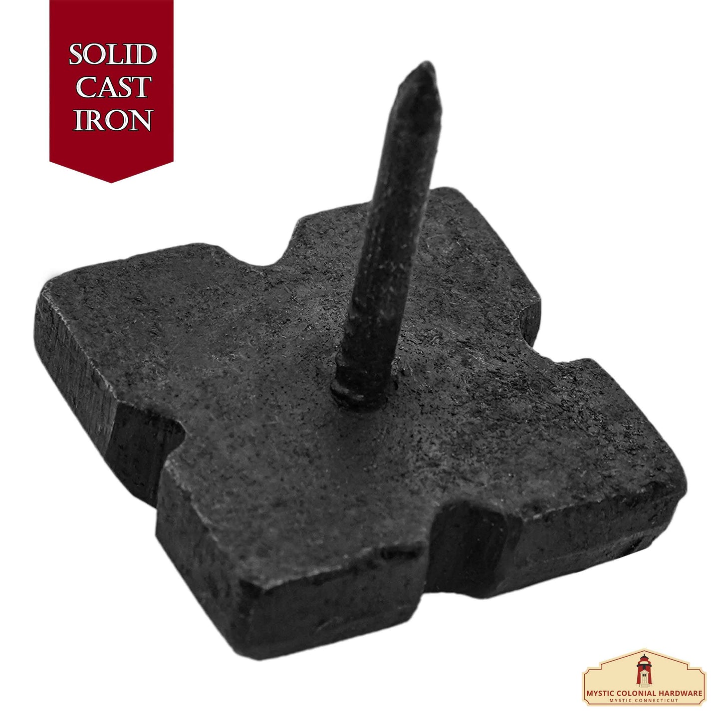 Studs in Set of 6 Pcs Solid Forged Iron Victorian, Colonial, Retro, Steampunck, Gothic, Baroque Medieval