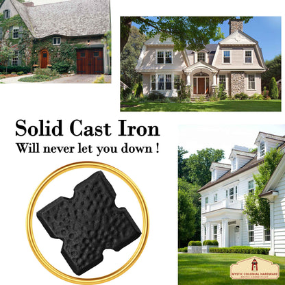 Studs in Set of 6 Pcs Solid Forged Iron Victorian, Colonial, Retro, Steampunck, Gothic, Baroque Medieval