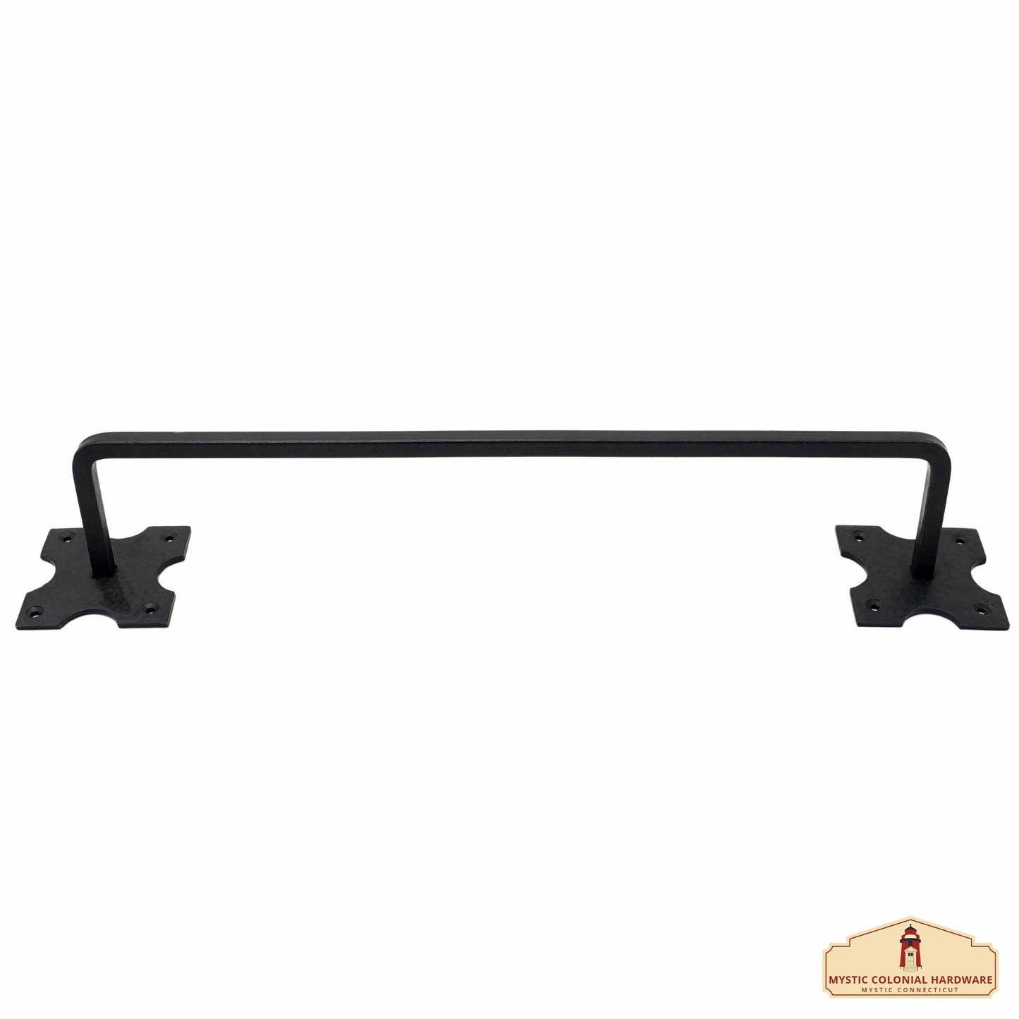 Rustic Hand Forged Towel Rack: Ideal for Victorian, Colonial, Retro, Steampunk, Gothic, Baroque, and Medieval Bathroom / Kitchen Settings, 51.2 cm