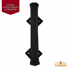 Load image into Gallery viewer, Medieval Style Castle Door Handle: Solid Hand Forged Iron
