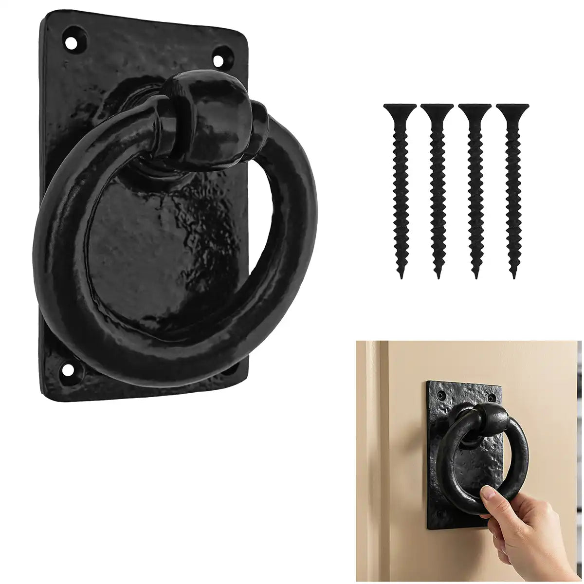 Iron Ring Front Door Knocker