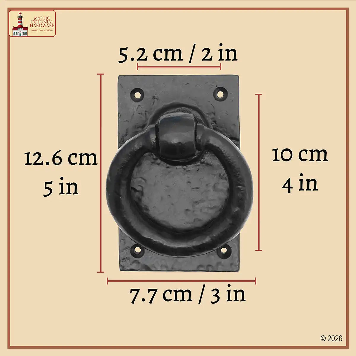 Iron Ring Front Door Knocker