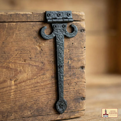 Cast Iron Door Hinge – Rustic Medieval Style Hardware