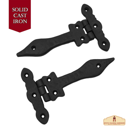 Professional Grade Quality Solid Heavy Duty Screen Door Hinges with Oil Blackened Finish