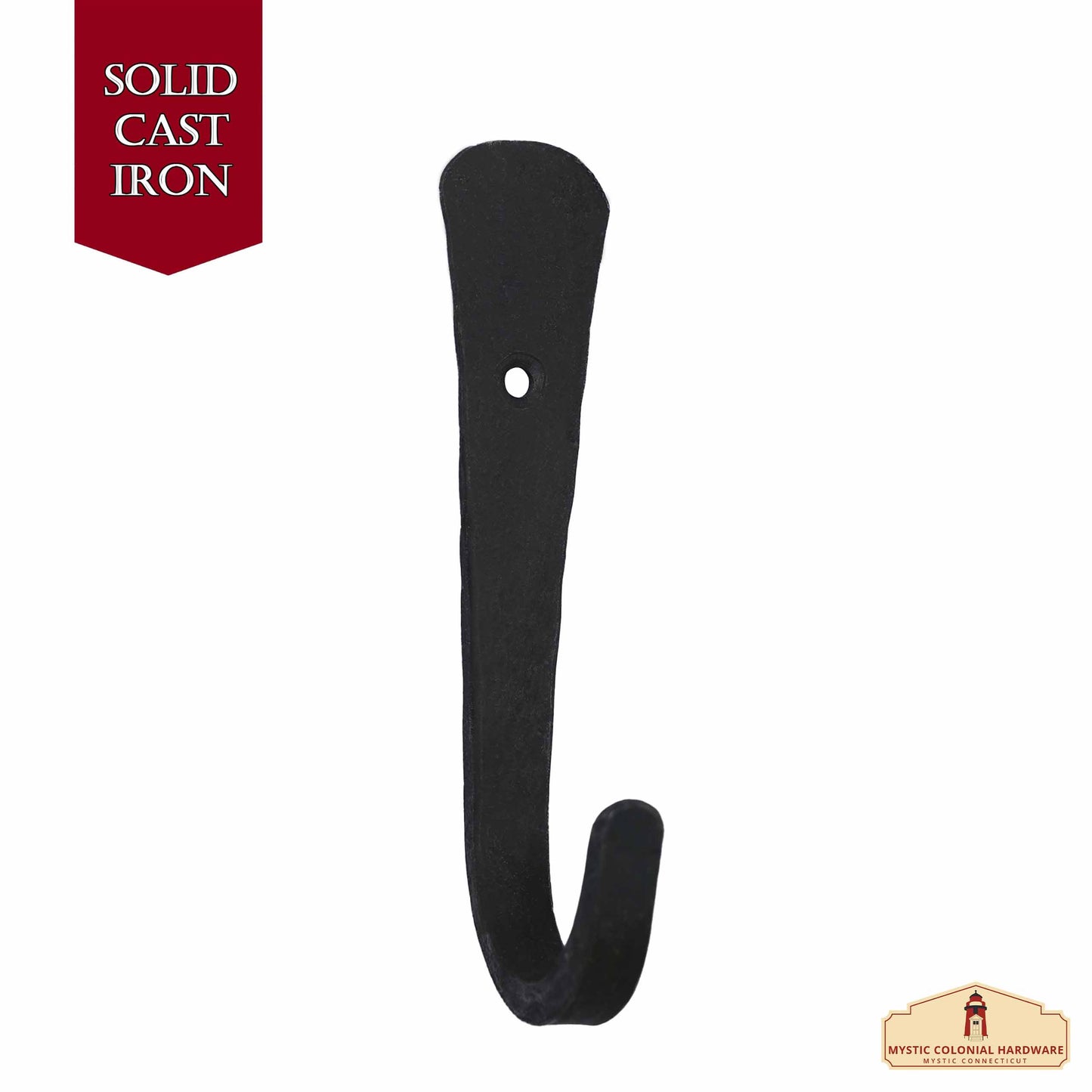 Rustic Hand Forged Iron Wall Mounting Hooks: Ideal for Victorian, Colonial, Retro, Steampunk, Gothic, Baroque, and Medieval Settings, (12.6x2.4) cm