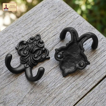 Double Prong Wall Hooks Set of 2