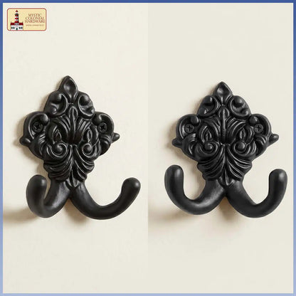 Double Prong Wall Hooks Set of 2