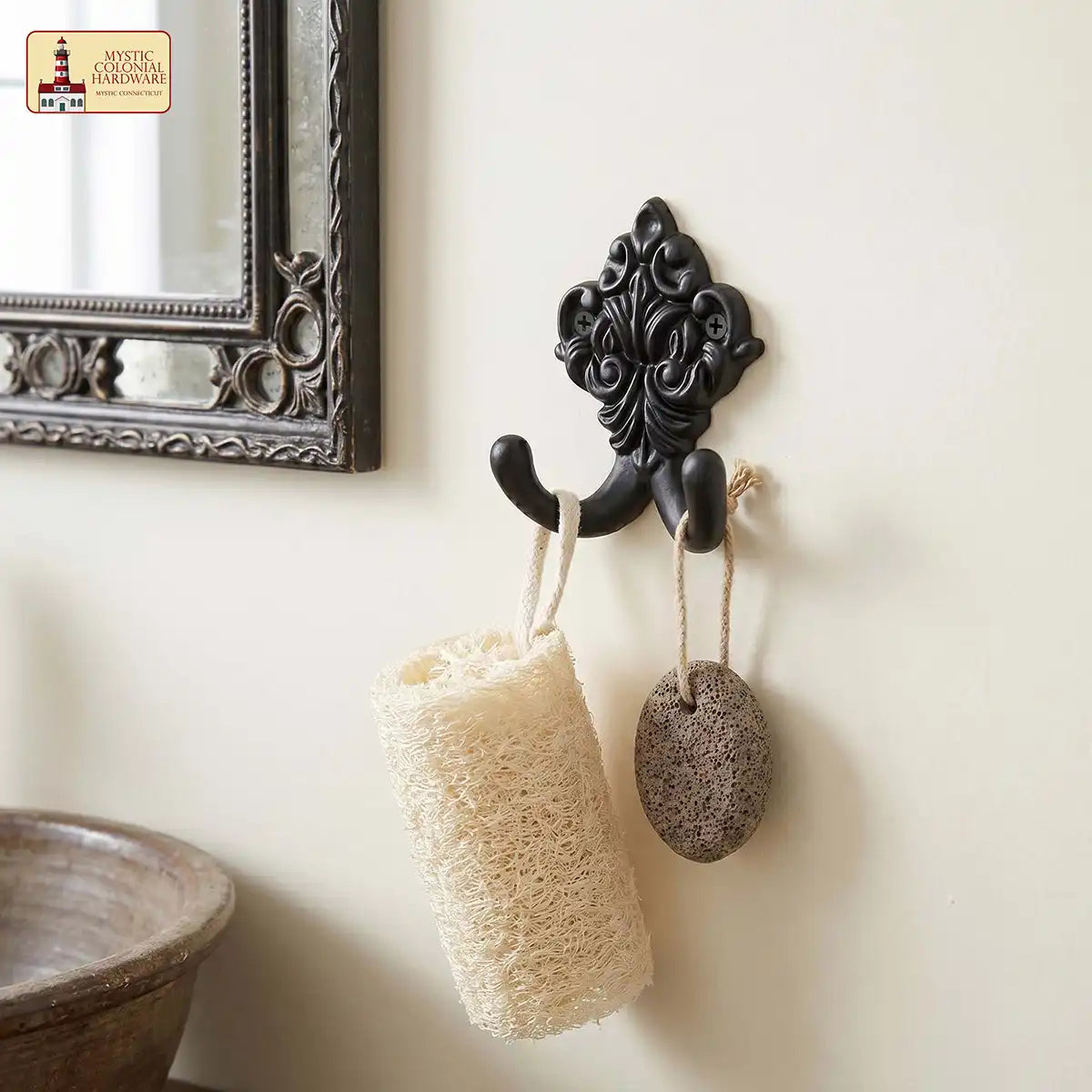 Double Prong Wall Hooks Set of 2