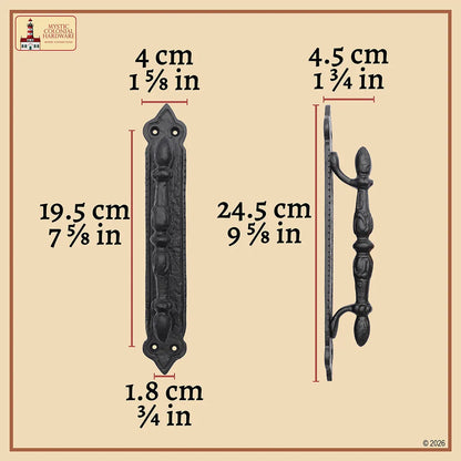 Victorian Cast Iron Door Pull Handle