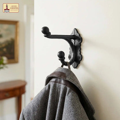 Vintage Dual Wall Hooks Set of 2