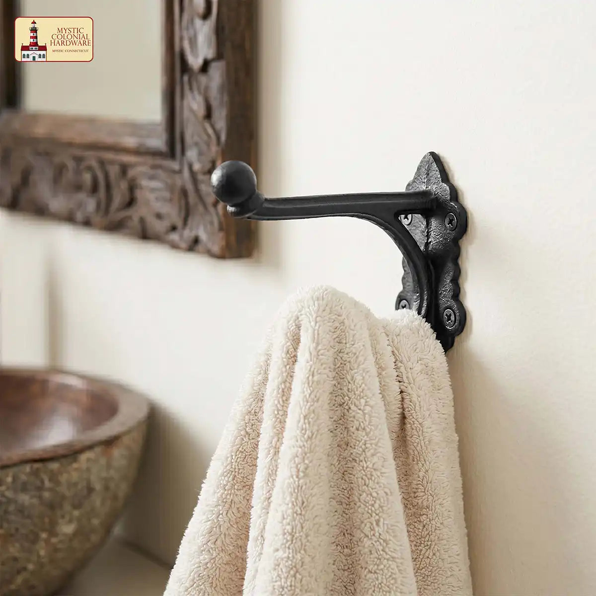 Vintage Dual Wall Hooks Set of 2