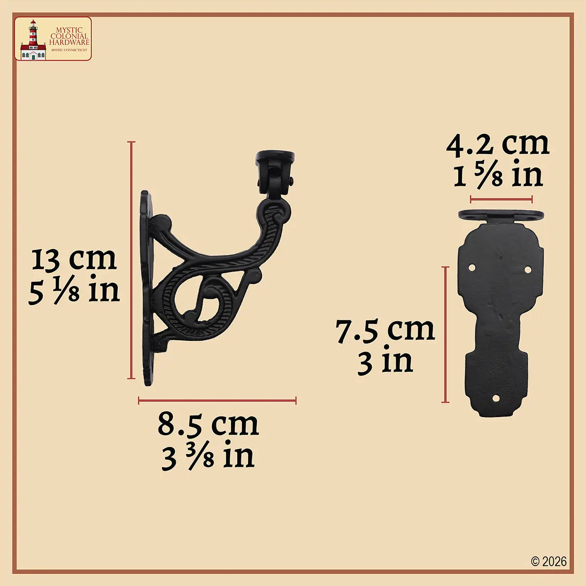 Cast Iron Handrail Brackets