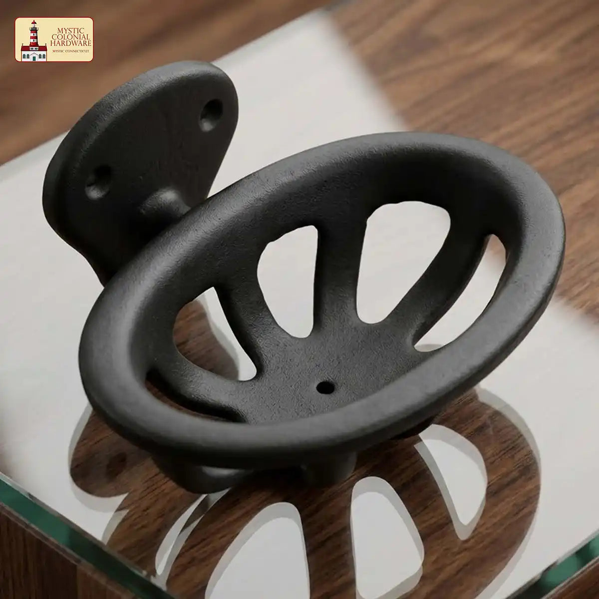 Vintage Cast Iron Oval Soap Dish