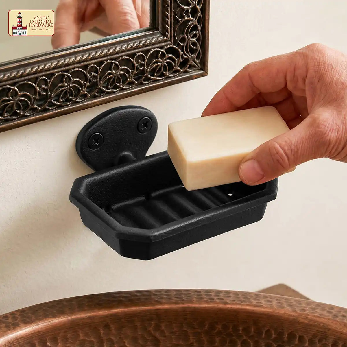 Rustic Soap Dish – Wall Mounted