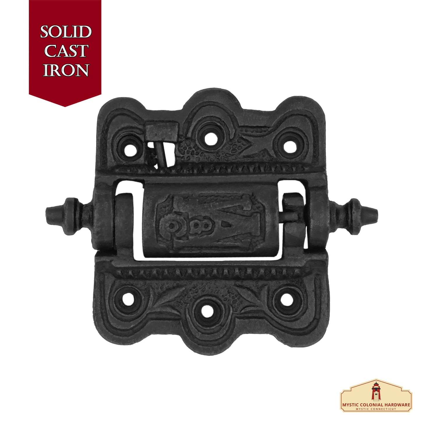 Professional Grade Quality Solid Heavy Duty Screen Door Hinge with Pair Oil Blackened Finish