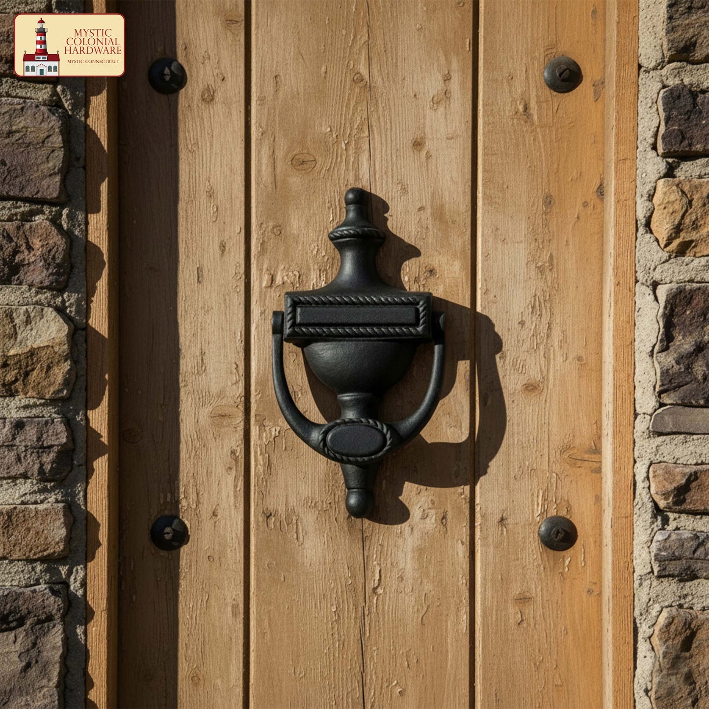 Solid Cast Iron Urn Front Door Knocker