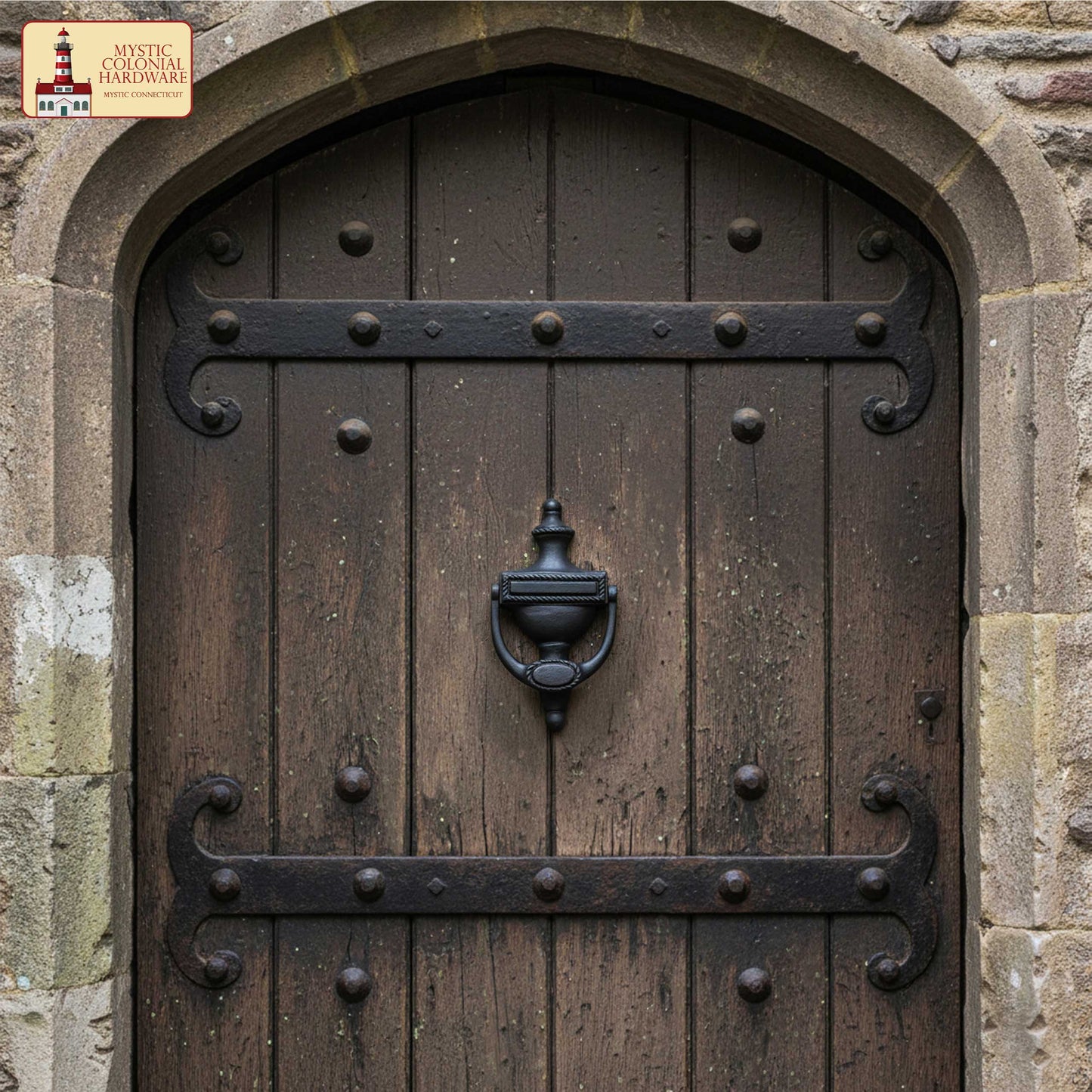 Solid Cast Iron Urn Front Door Knocker