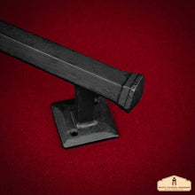 Load image into Gallery viewer, Medieval Style Castle Door Handle: Solid Hand Forged Iron
