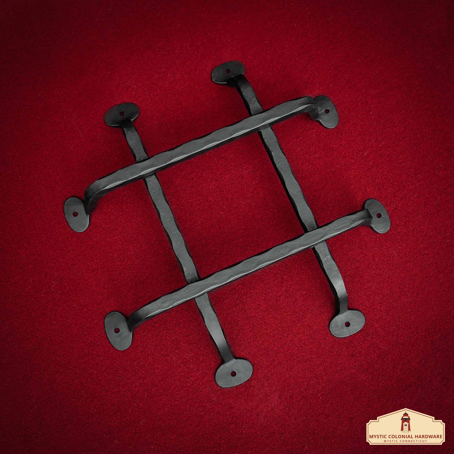 Rustic Hand Forged Door Speakeasy Grill: Ideal for Colonial, Retro, Steampunk, Gothic, Baroque, and Medieval Settings, (28.7x29.1) cm