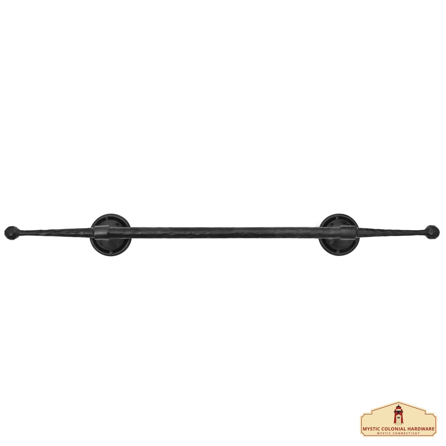 Medieval Style Castle Door Handle: Solid Hand Forged Iron