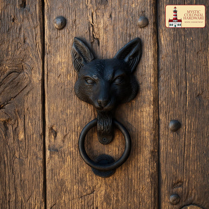 Squirrel Door Knocker : Solid FORGED Iron Victorian, Colonial, Retro, steampunck, Gothic, Baroque Medieval