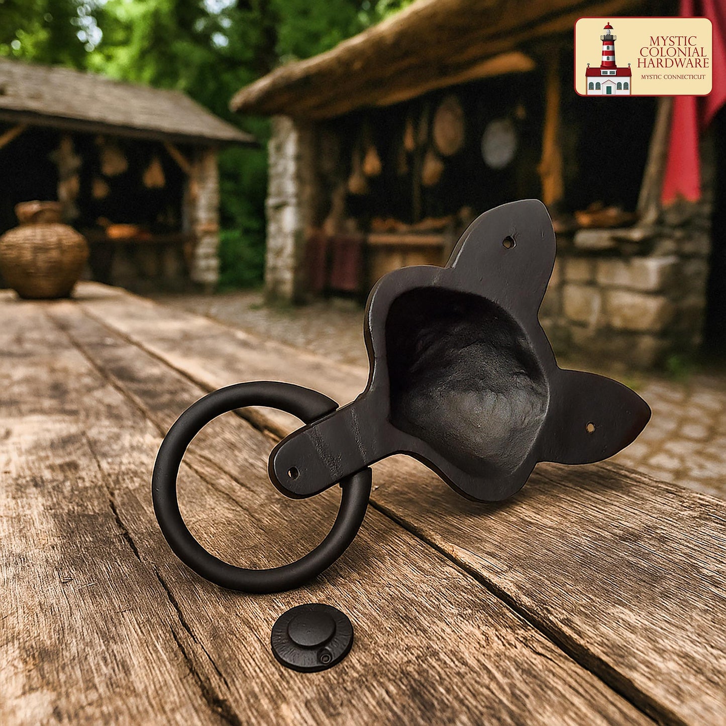 Squirrel Door Knocker : Solid FORGED Iron Victorian, Colonial, Retro, steampunck, Gothic, Baroque Medieval