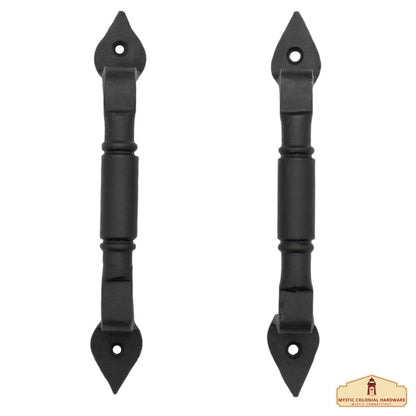 Barrel Hand Forged Length: 7 Inch Iron Pull Pair - Set of 2 Pcs