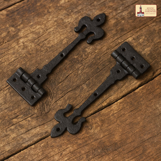 Professional Grade Quality Solid Heavy Duty Screen Door Hinges with Pair Oil Blackened Finish