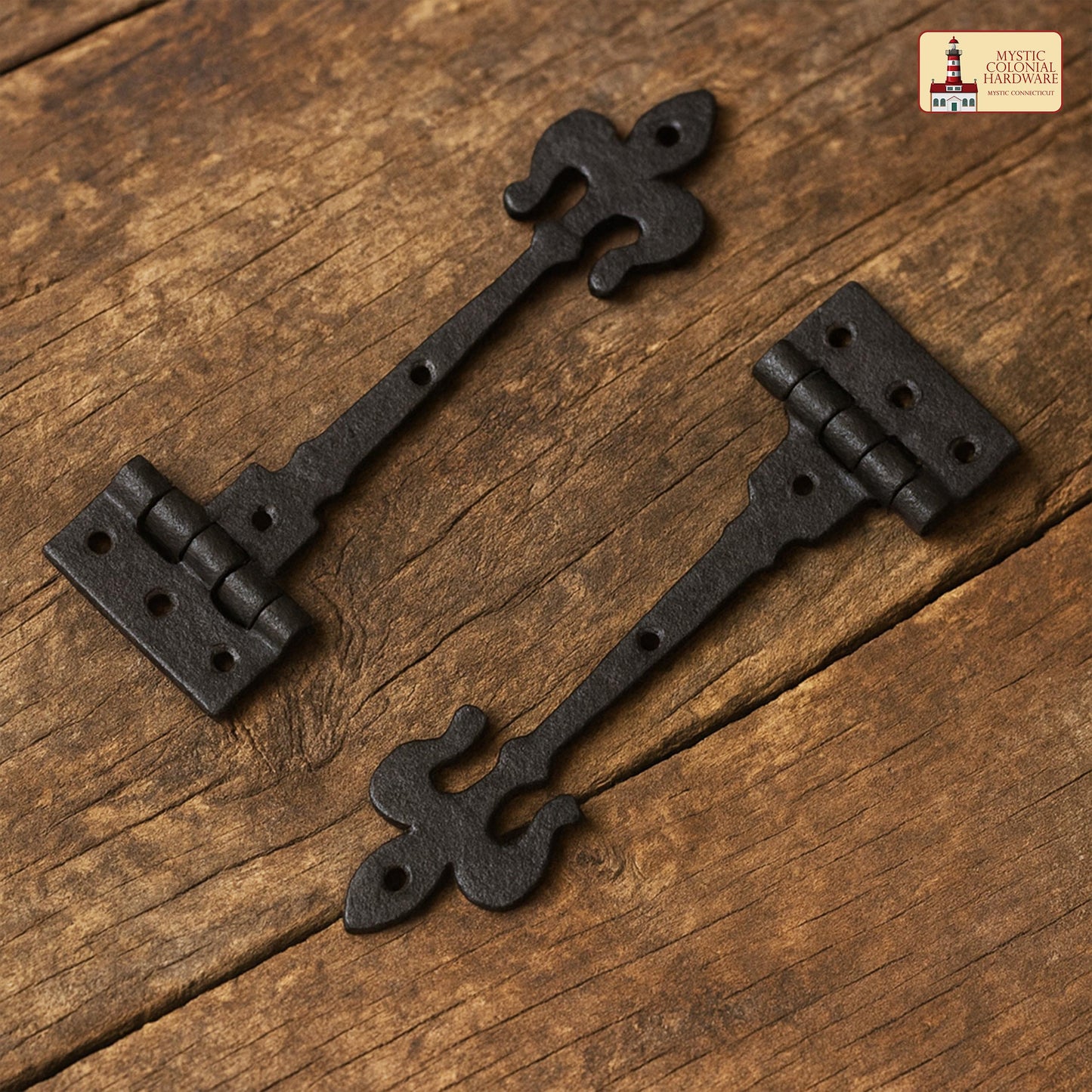 Professional Grade Quality Solid Heavy Duty Screen Door Hinges with Pair Oil Blackened Finish
