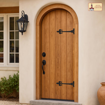 Professional Grade Quality Solid Heavy Duty Screen Door Hinges with Pair Oil Blackened Finish