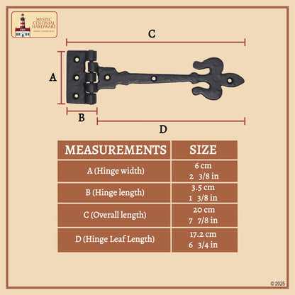 Professional Grade Quality Solid Heavy Duty Screen Door Hinges with Pair Oil Blackened Finish