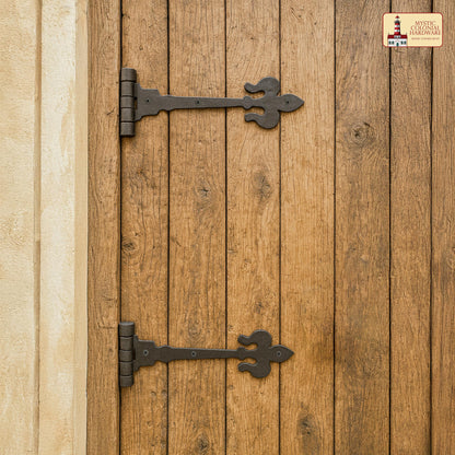 Professional Grade Quality Solid Heavy Duty Screen Door Hinges with Pair Oil Blackened Finish