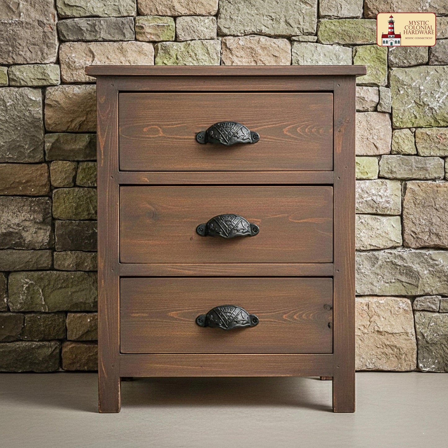 Rustic Cast Iron Set of 4 Drawer Pulls Cabinet Cup Pulls: Ideal for Victorian, Colonial, Retro, Steampunk, Gothic, Baroque, and Medieval Settings, (8.4x3.5) cm